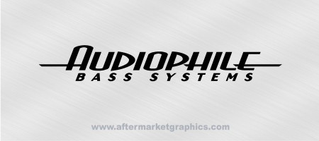 Audiophile Bass Decals